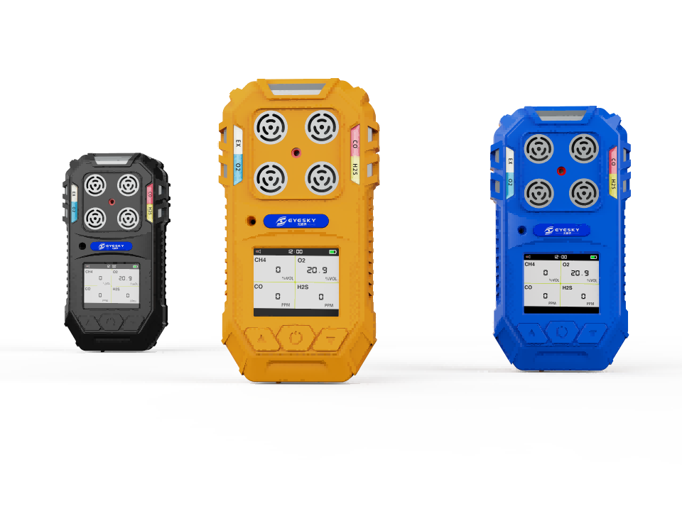 MS104K Bærbar 4-i-1 gassdetektor